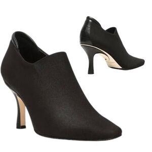 Donald J. Pliner Black Pointed Slip-On Dress Shoes